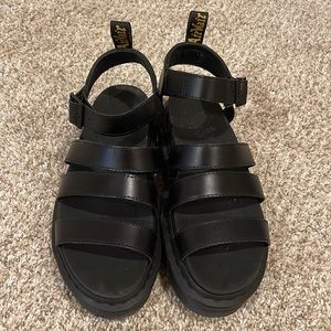 Doc Marten Blaire Brando Leather Strap Sandals